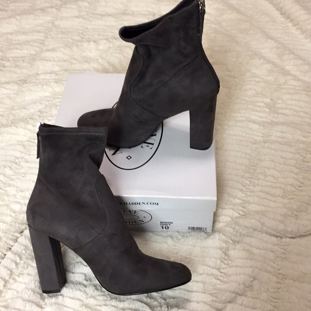 Steve Madden Suede Heeled Booties